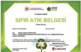 UEDAŞ, çevre ile dostluğunu belgelendirdi