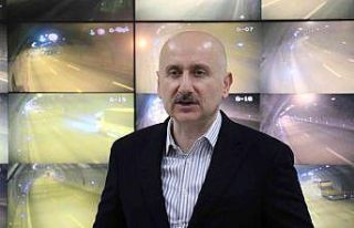 Ulaştırma ve Altyapı Bakanı Karaismailoğlu karayolu...