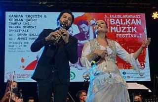 Uluslararası 3. Balkan Müzik Festivali renkli görüntülere...
