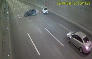 Ümraniye’de tünelde drift yapan sürücüye 6...