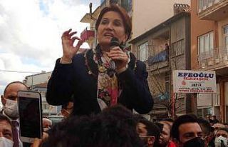 Uşak’ta Akşener’e şok protesto