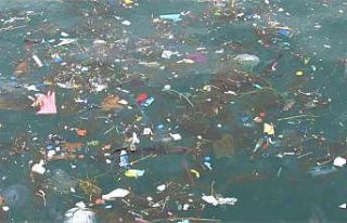 Üsküdar Sahili’nde kıyıya çöpler vurdu