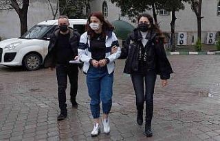 Uyuşturucuyla yakalanan genç kadın ve arkadaşı...
