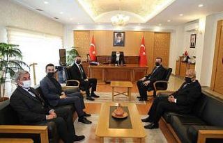 Vali Günaydın, ASKF Başkanı Mutlu Önal’ı Kabul...