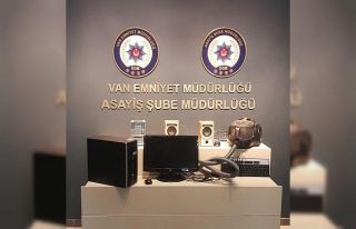 Van’da hırsızlık operasyonu