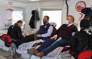 VEDAŞ çalışanlarından kan bağışı