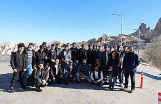 Yabancı öğrenciler Kayaşehir’i gezdi