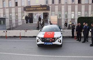 Yardım derneğinden Manavgat Asayişine araç desteği