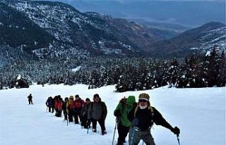 Yavşan Dağı’na zirve tırmanışı