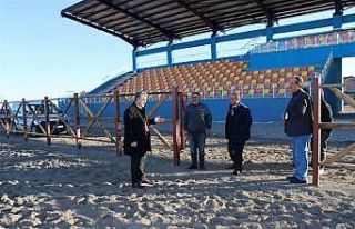 Yazıhan’da Atlı Cirit Sahası tamamlandı