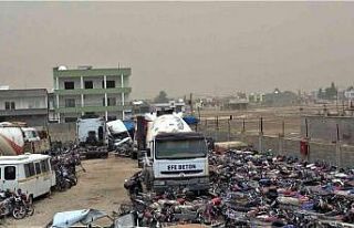 Yediemin otoparkında 6 milyon TL değerindeki araçlar...