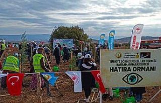Yeşil gözüm hatıra ormanı açıldı