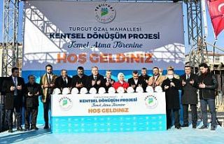 Yeşilyurt ’ta kentsel dönüşüm proje alanında...