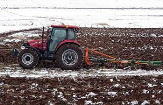 Yozgat’ta kar yağışı çiftçinin yüzünü güldürdü