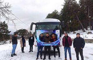 Yüksek öğrenim gençlerinin karma kış etkinliği