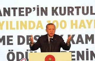 Yüzüncü yılda yüz hayırsever kampanyası ödül...