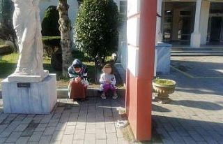 Zabıta ekiplerinin yakaladığı dilenci korona hastası...