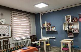 Zekâ oyunları salonu ve kütüphane açıldı