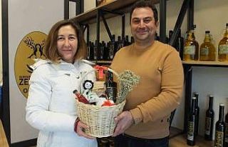 Zeytinyağı yılbaşı hediye sepetine girdi