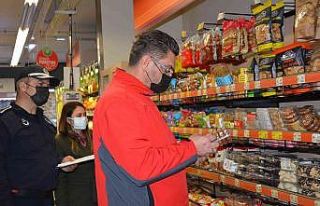 Zincir marketler denetlendi