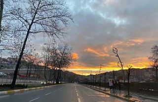 Zonguldaklılar güne gökkuşağı ile uyandı