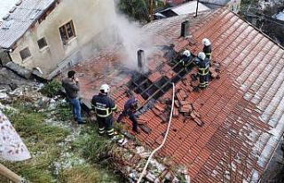 Zonguldak’ta ikamet yangını korkuttu