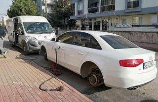 13 aracın lastiklerini kesen şahıs psikiyatriye...