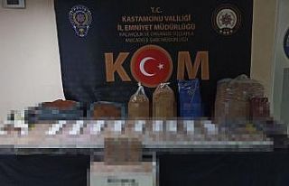 36 bin 480 adet doldurulmuş makaron ele geçirildi