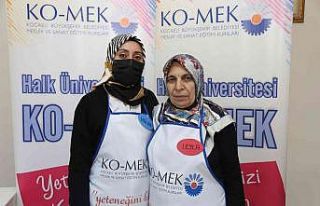 64 yaşında, pasta yapmak için kursa başladı