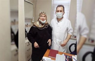 92 yaşındaki hastanın yeniden yürüme sevinci