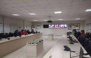 Adana Acil Durum Yönetim Merkezi kar yağışları...