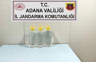 Adana’da 138,5 litre sahte alkol ele geçirildi