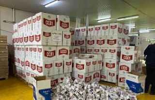 Adana’da 4 milyon 720 bin kaçak makaron ele geçirildi