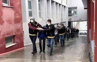 Adana’da 9 hırsız şüphelisi adliyeye sevk edildi