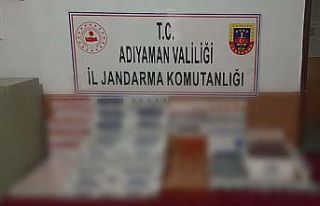 Adıyaman’da 9 bin paket bandrolsüz sigara ele...