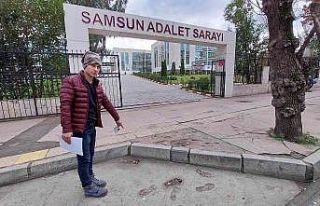 Adliye önünde bisikleti çalındı