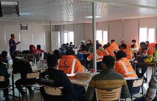 AFAD arama kurtarma eğitimlerini sürdürüyor