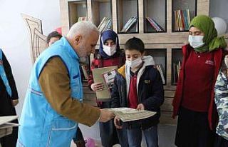 Ağrı’da “Gönül Kütüphanesi” kuruldu