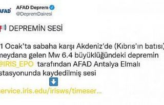 Akdeniz’de 6.4 büyüklüğündeki depremin ürkütücü...