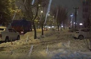 Aksaray’da kar yağışı kenti yeniden beyaza bürüdü