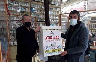 Akşehir Belediyesinden atık ilaç toplama kutuları