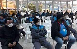 Alanya Belediyesi personeline iş güvenliği ve sağlığı...