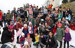Alanya’da kar şenliği