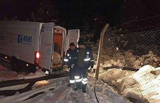 Alanya’nın yüksek kesimlerini kar esir aldı,...