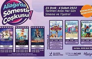 Aliağa Belediyesinden öğrencilere sömestir sürprizi