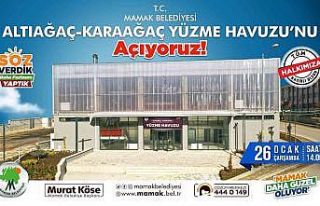 Altıağaç-Karaağaç Yüzme Havuzu hizmete açılıyor