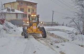Altınordu’da ekipler kar mücadelesini sürdürüyor