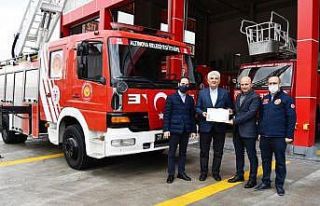 Altınova itfaiyesine yeni araç