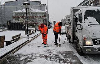 Altınova’da yollar açık, ekipler teyakkuzda