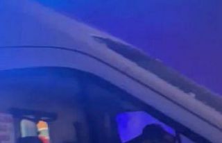 Ambulans çığ altında kalmaktan son anda kurtuldu